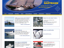 Tablet Screenshot of hartmann.at